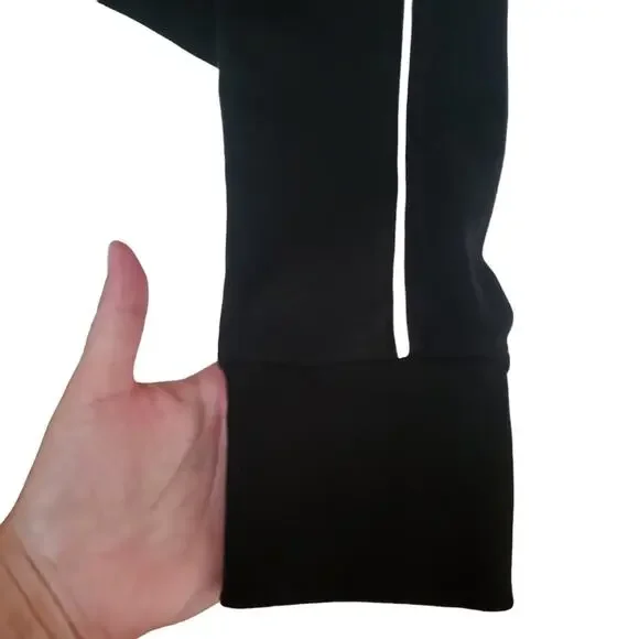 ATM Anthony Thomas Melillo Piped French Terry Track Jacket black S Quiet Luxury - Picture 5 of 13